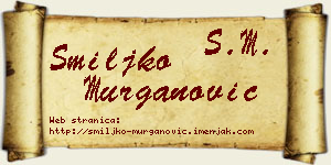 Smiljko Murganović vizit kartica